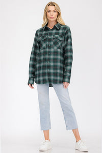 Womens Boyfriend Flannel Shirt