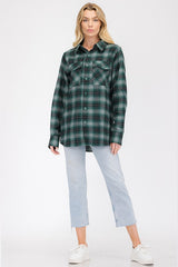 Womens Boyfriend Flannel Shirt