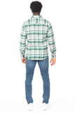 Men's Flannel Shirts in Green