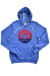 Peace Love Books Hoodie