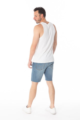 Tank Top Printed Cotton in White