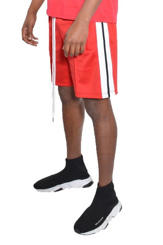 Solid Tape Shorts Above the Knee Sweat Short