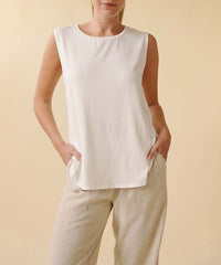 Bamboo Muscle Sleevless Top