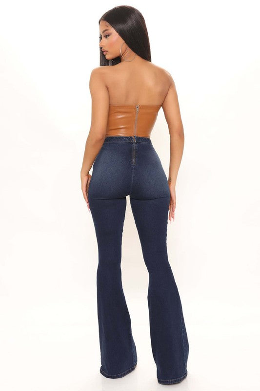 Denim Jean Sexy Waist Design