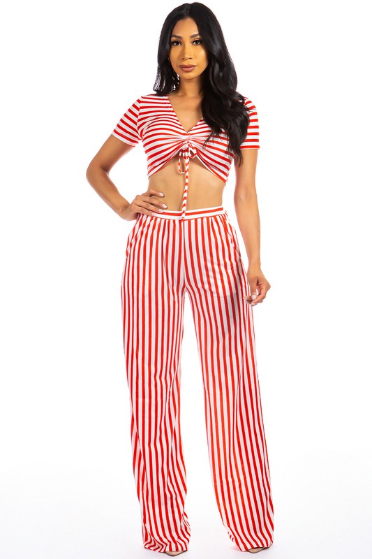 Sexy Two Piece Pant Set