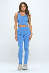 Women's Two Piece Activewear Sets Cut Out Detail