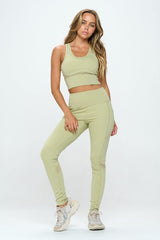 Women's Two Piece Activewear Sets Cut Out Detail