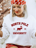North Pole University Crewneck Sweatshirt