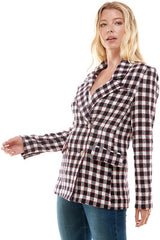 Women's Fitted Tweed Blazer