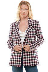 Women's Fitted Tweed Blazer
