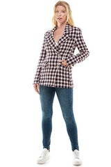 Women's Fitted Tweed Blazer