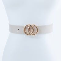Gold Circle Buckle Fashion Belt