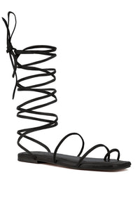 Amatha Essential Toe Ring Summer Leather Flats
