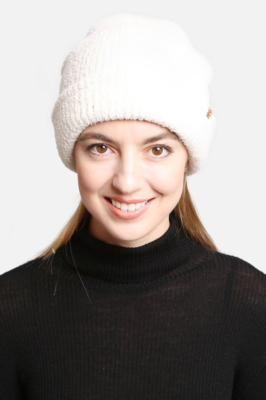 Solid Luxury Soft Double Layered Knitted Beanie