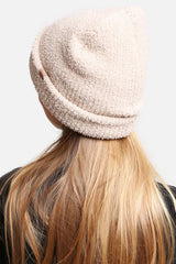 Solid Luxury Soft Double Layered Knitted Beanie