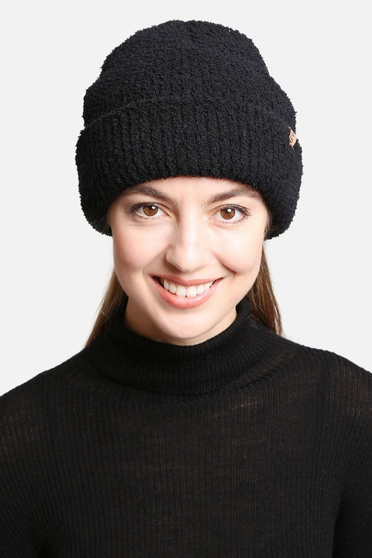 Solid Luxury Soft Double Layered Knitted Beanie