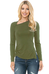 Womens Knit Long Sleeve TOP