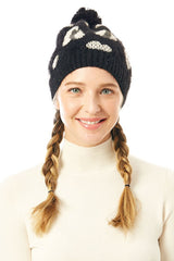 Soft Fuzzy Leopard Print Beanie Hat