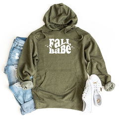Fall Babe Wavy Stars Graphic Hoodie
