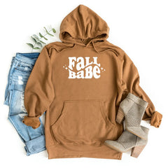 Fall Babe Wavy Stars Graphic Hoodie