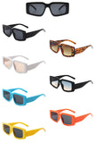 Rectangle Retro Fashion Vintage Square Sunglasses