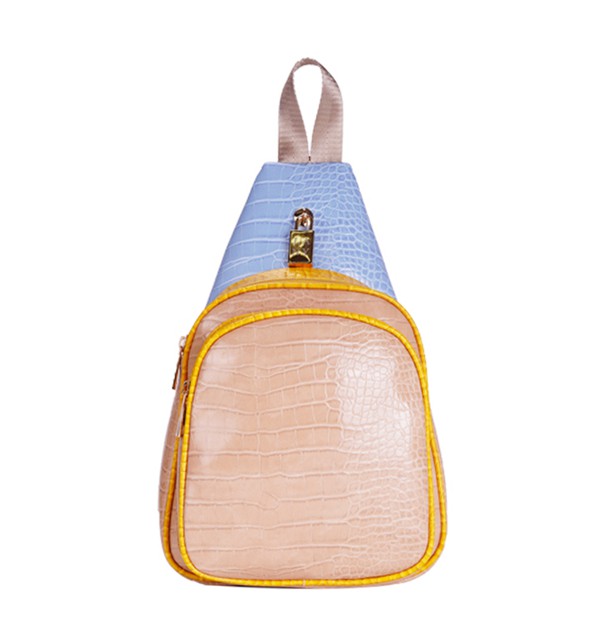 LANY Faux Croc Slingback Backpack Pack