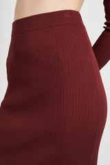 High Waist Midi Pincil Skirt