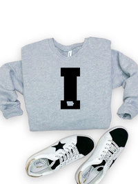 Essentials Big I Iowa Premium Bella Canvas Sweatshirt