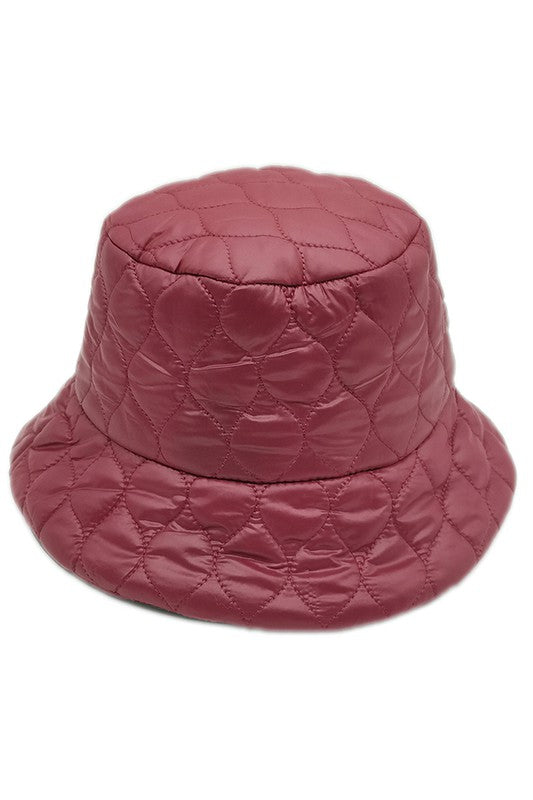 Short Brim Wave Padded Lightweight Bucket Hat