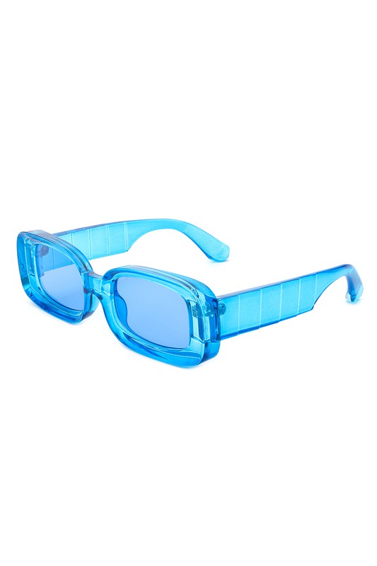 Rectangle Narrow Retro 90s Square Sunglasses