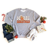 Merry Christmas Gingerbread Graphic Sweatshirt