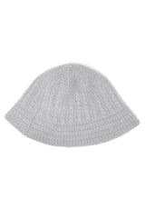 Soft Cable Knit Bucket Hat