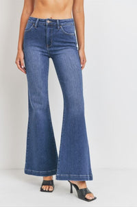 High Rise Flare Jeans for women