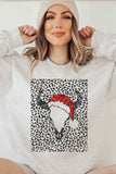 Cattle Christmas Graphic Sweatshirt Plus Size