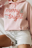 Merry and Bright Graphic Hoodie Plus Size