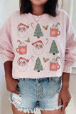 Christmas Collection Graphic Plus Size Sweatshirt