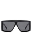 Oversize Retro Flat Top Square Fashion Sunglasses