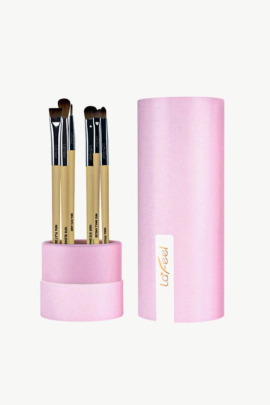 Lafeel Full Eye Brush Set in Taupe