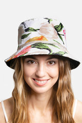 Watercolor Floral Print Bucket Hat