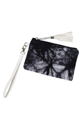 Tie Dye Print Wallet With Wristlet