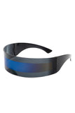 Futuristic Shield Translucent Cyclops Sunglasses