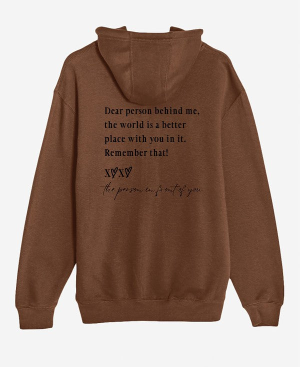 You Matter Dear Person Behind Me Softest Hoodie