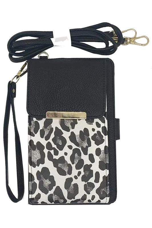 Fashion Bifold Wallet Crossbody Cell Phone Case