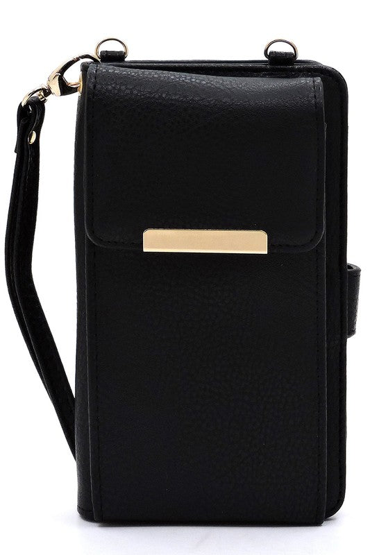 Fashion Bifold Wallet Crossbody Cell Phone Case