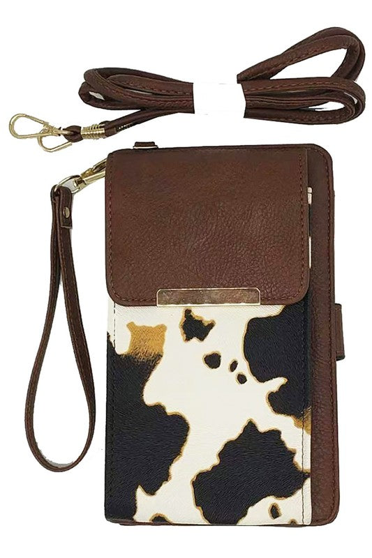 Fashion Bifold Wallet Crossbody Cell Phone Case