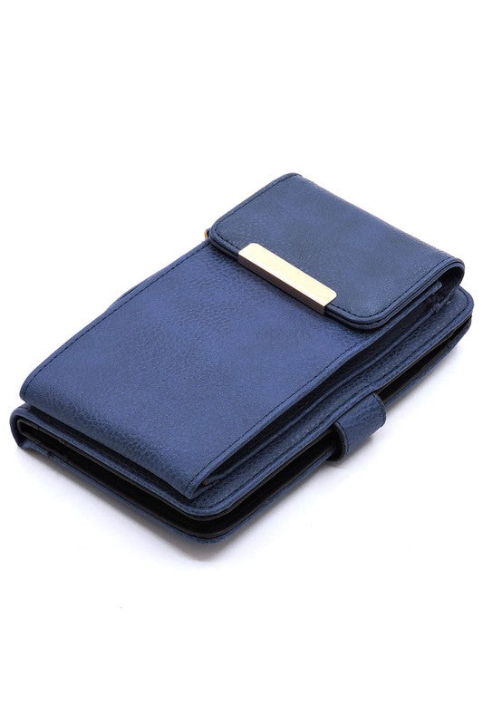 Fashion Bifold Wallet Crossbody Cell Phone Case