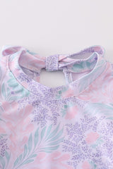 Floral Print Girls Swimsuit 