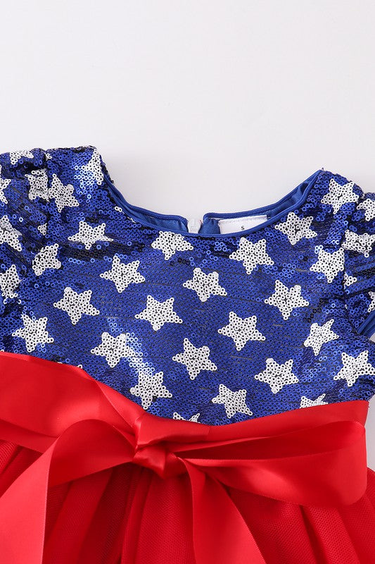 Red Sequin Star Dress