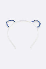 Bear Ear Rhinestone Headband