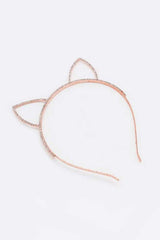 Crystal Cat Earn Headband Set